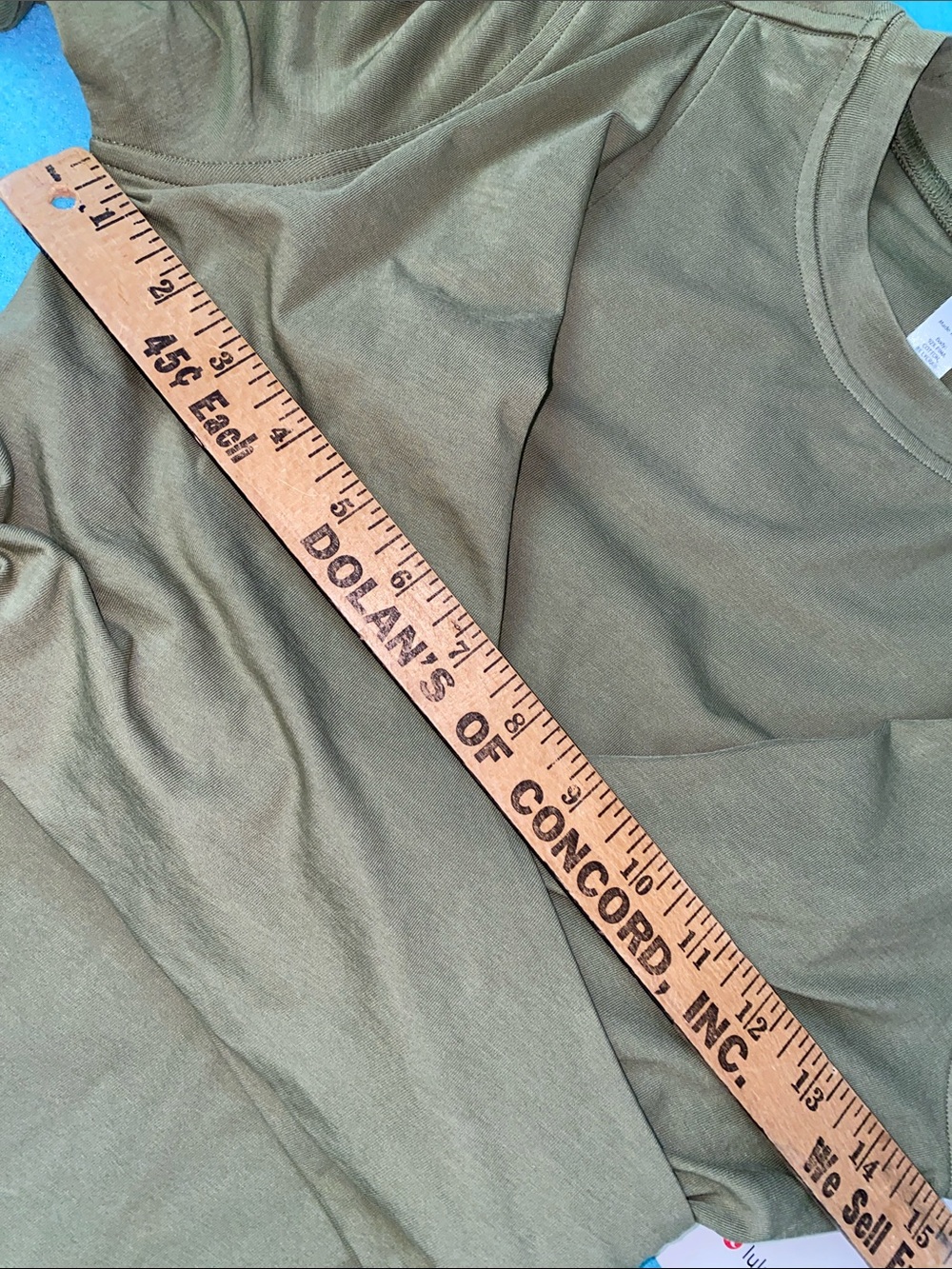 LULULEMON ATHLETICA dress olive green short sleeve faux wrap top midi NEW size 2 - Picture 9 of 12